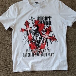 White Graphic T-Shirt